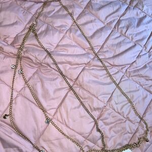 Torrid Gold Multi-Layer Chain Belt Size 5/6